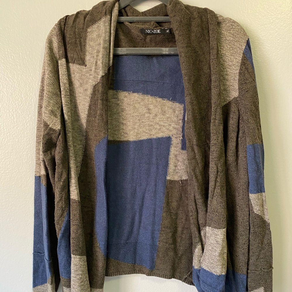 Nic+Zoe Open Front Cardigan (XL)